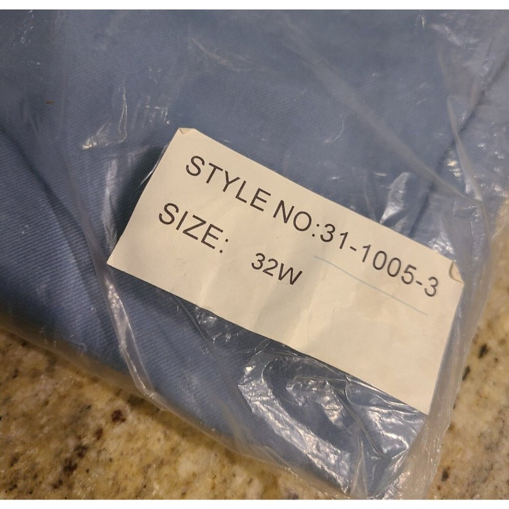 New! WOMAN WITHIN Size 32W Blue Cuffed Stretch Shorts Waist 51 Inseam 11 - Picture 2 of 10